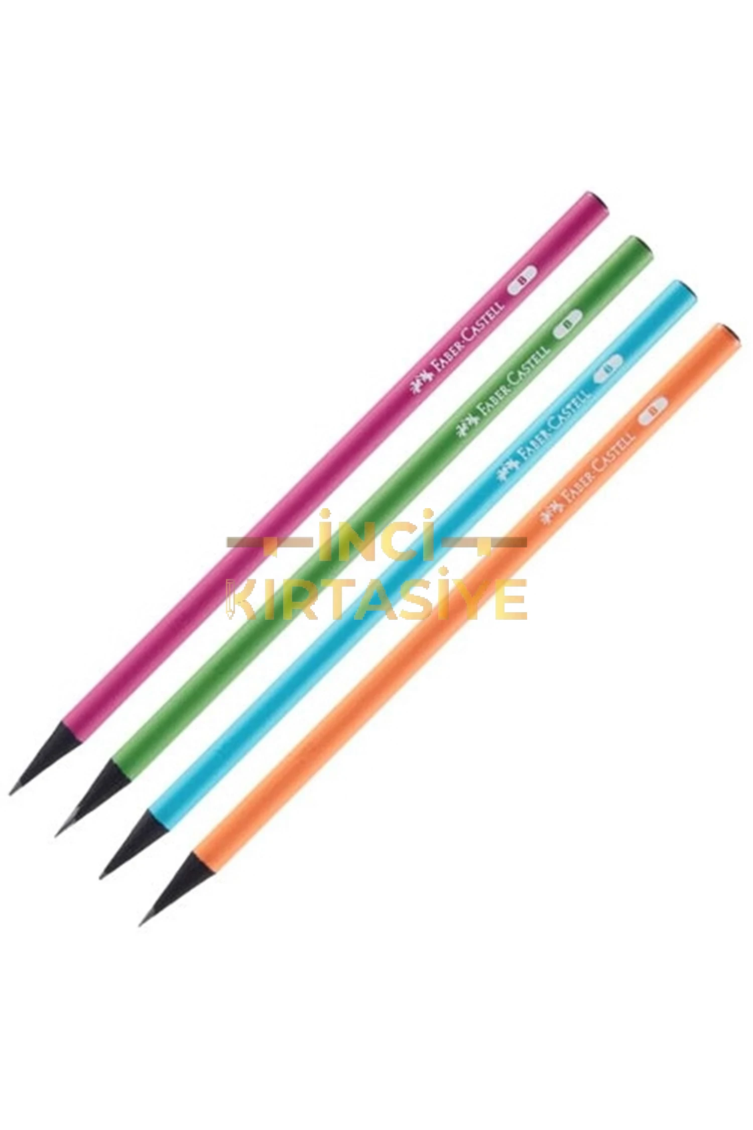 FABER-CASTELL SİYAH LATA NEON KURŞUN KALEM