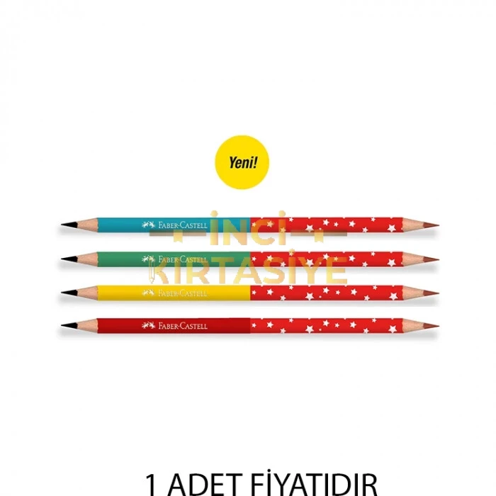 FABER-CASTELL KIRMIZI-SİYAH KURŞUN KALEMİ