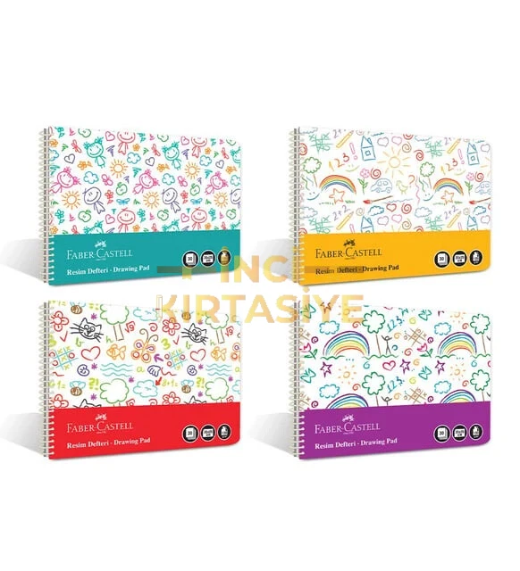FABER CASTELL RESİM DEFTERİ EĞLENCELİ PP KAPAK 25X35 30 YP
