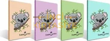 FABER-CASTELL A4 PP KOALA 60 YAP. KARELİ DEFTER