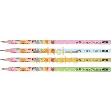 FABER-CASTELL SEVİMLİ DOSTLAR 2B KURŞUNKALEM