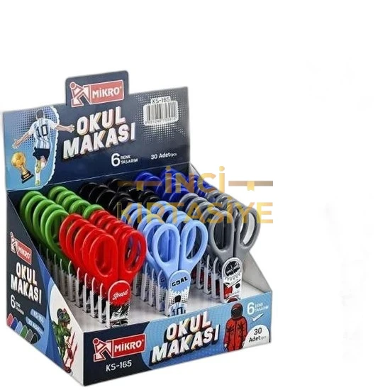 MİKRO KS 160-30 BÜYÜK KABLI OKUL MAKASI (ERKEK)