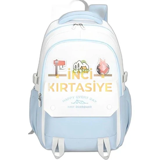 MUGGLE MU-1643 HAPPY CAMP KOLEJ SIRT ÇANTASI MAVI