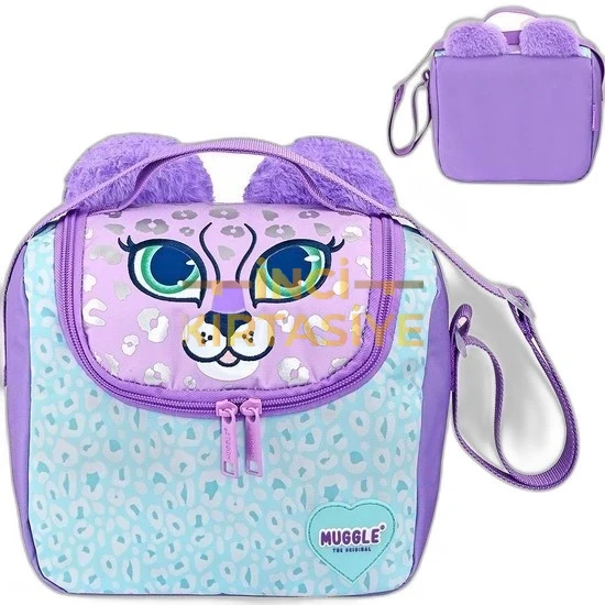 MUGGLE MU-9052 SHIMMER CAT KOLEKSİYONU BESLENME ÇANTASI
