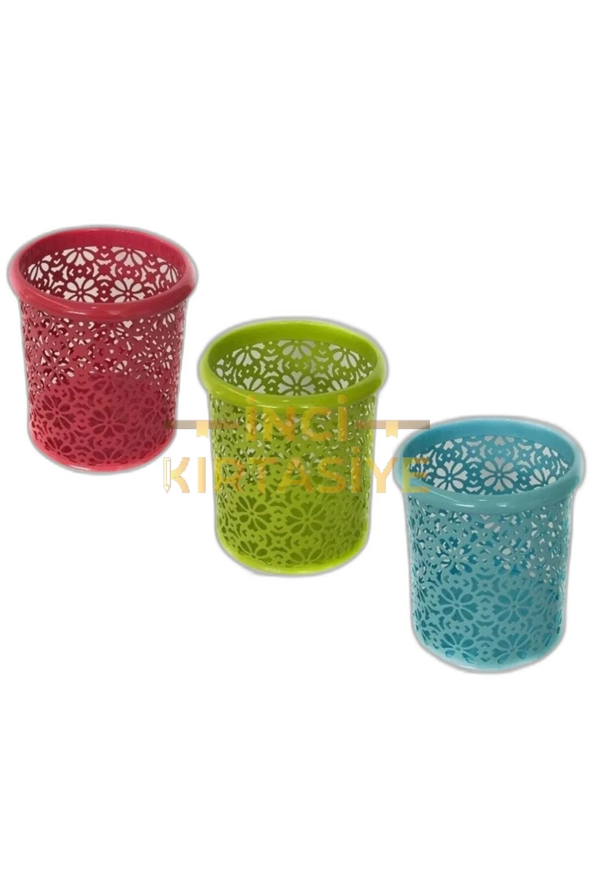 İNOX DEKORATİF RENKLİ METAL KALEMLİK