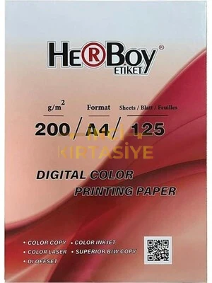 HERBOY GRAMAJLI KAĞIT A4 200 GRAM