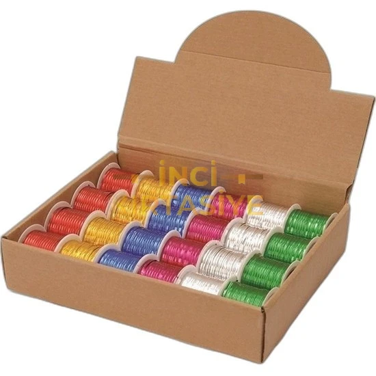 PUTİ RENKLİ METALİK İP-15MT