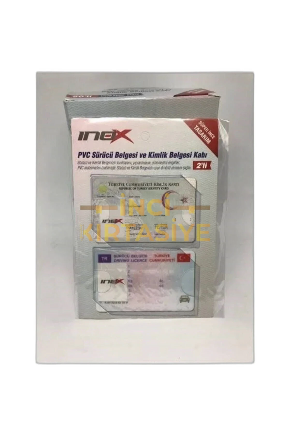 İNOX PVC EHLİYET KİMLİK KABI