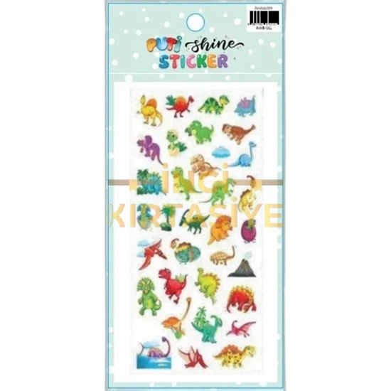 PUTİ SHINE STICKER-HAYVAN FİGÜRLERİ