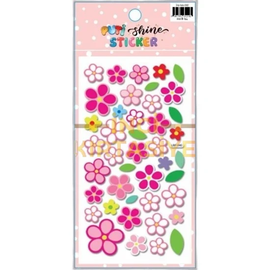 PUTİ SHINE STICKER - ÇİÇEKLER