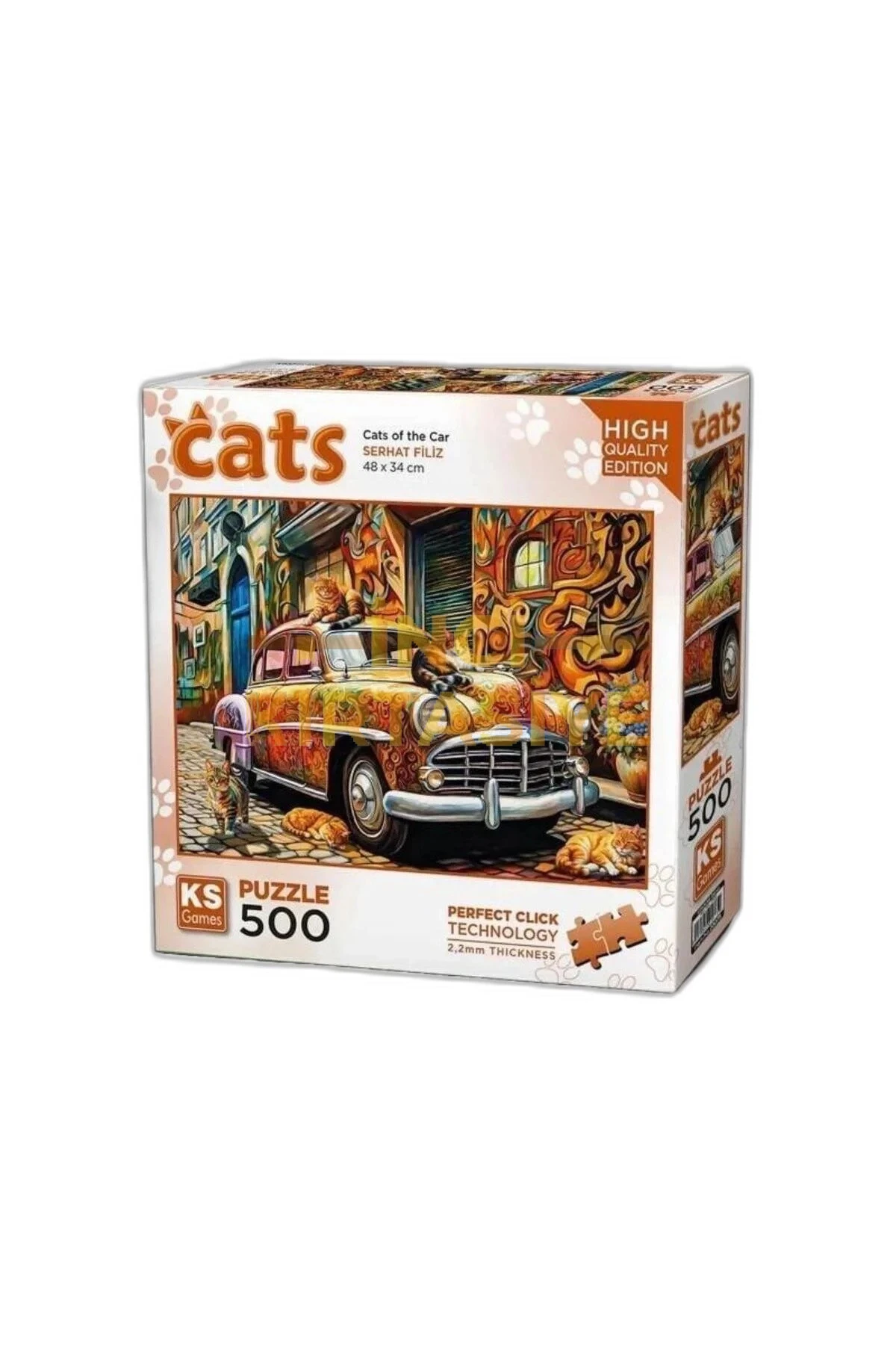 KS GAMES 500 PARÇA YAPBOZ CATS OF THE CAR
