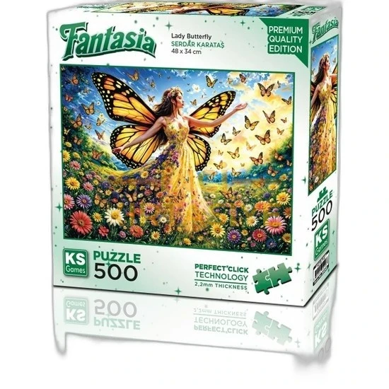 KS GAMES LADY BUTTERFLY 500 PARÇA YAPBOZ