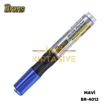 BRONS AKRİLİK MARKER MAVİ