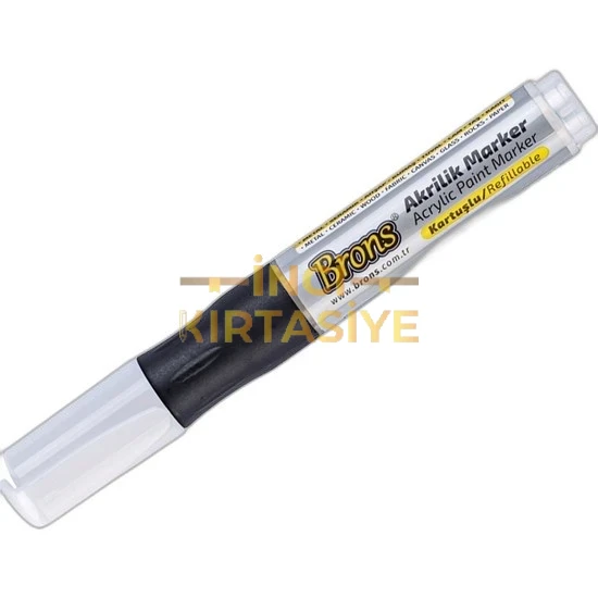 BRONS AKRİLİK MARKER BEYAZ