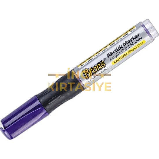 BRONS AKRİLİK MARKER MOR