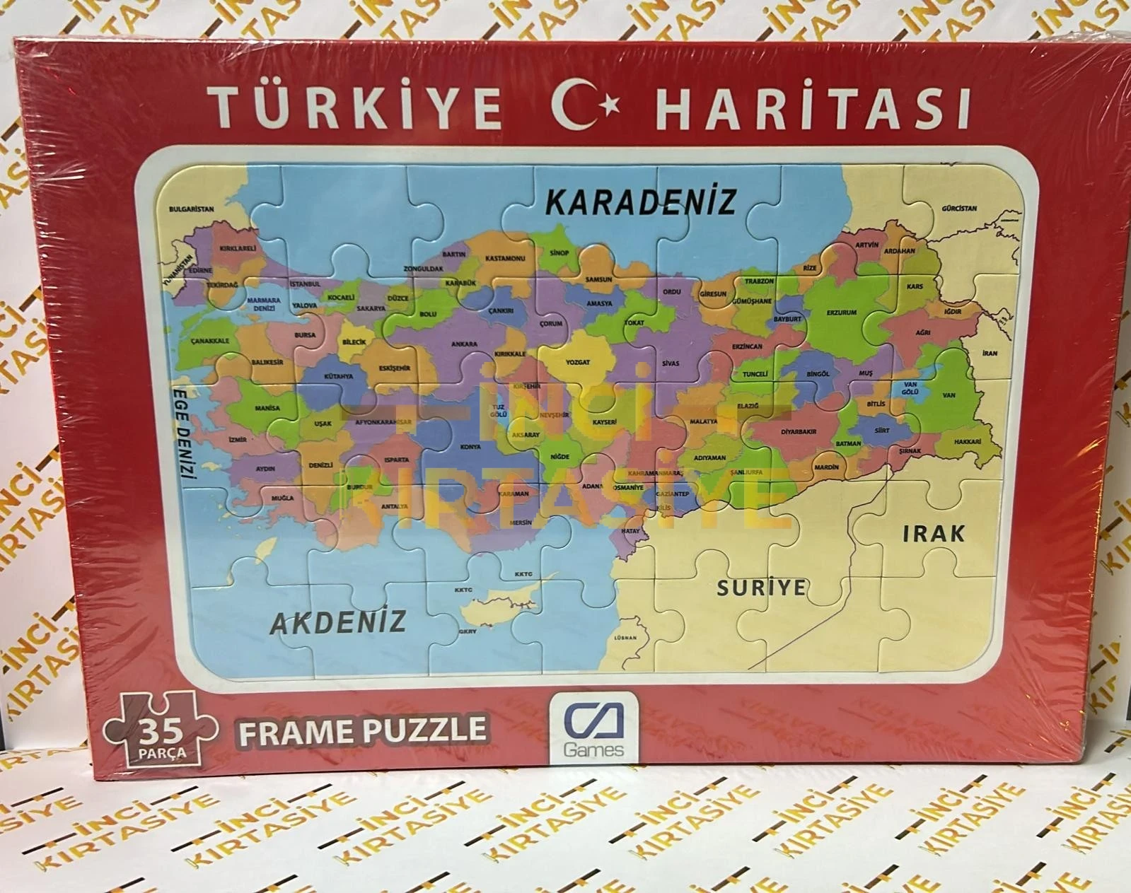 CA GAMES TÜRKİYE HARİTASI FRAME YAPBOZ 35 PARÇA