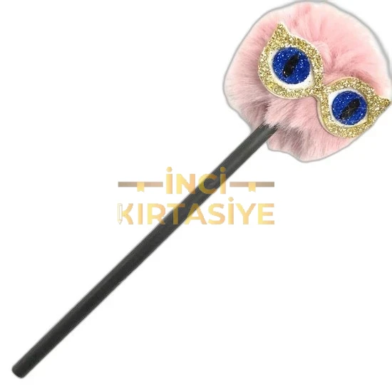 SILKA PINK SPECS PONPONLU KALEM