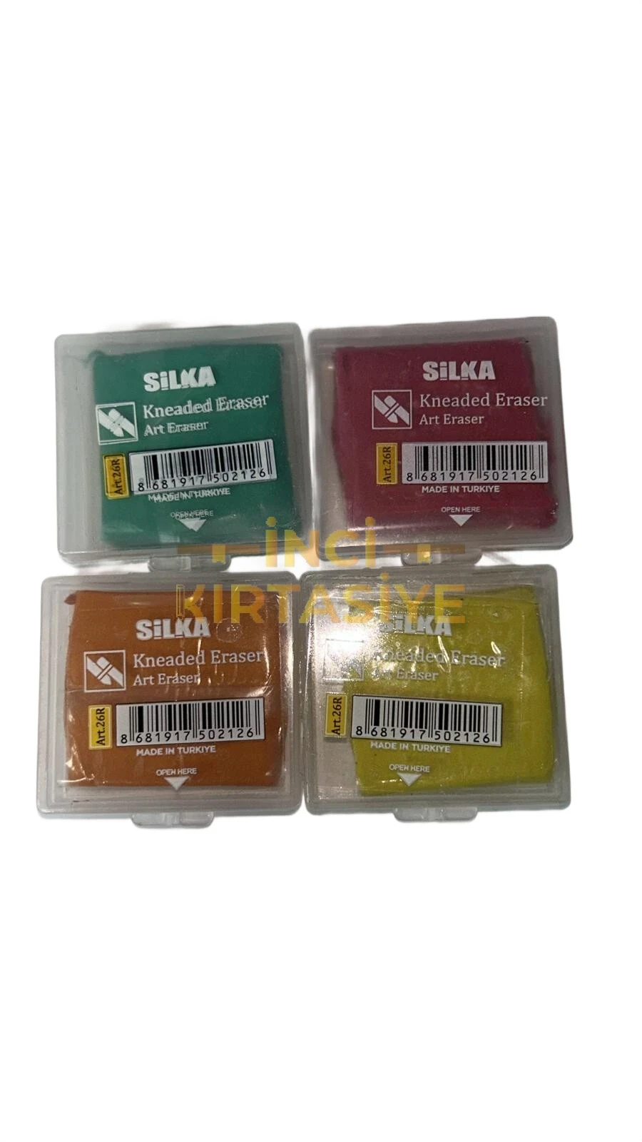 SİLKA RENKLİ HAMUR SİLGİ PVC KUTU