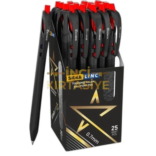 SİLKA LİNC STARONE SİYAH 0.7MM TÜKENMEZ KALEM