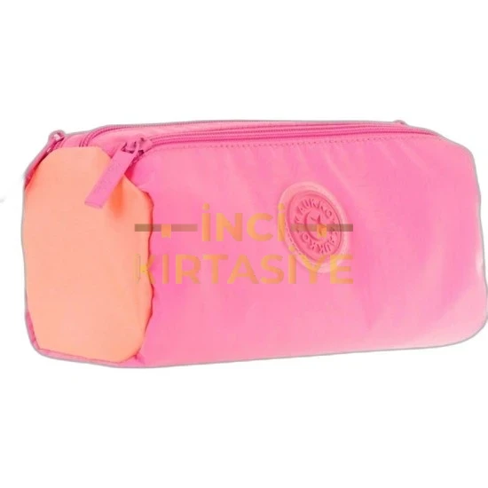 KAUKKO QUICK 3 BÖLMELİ KALEM ÇANTASI (PINK)