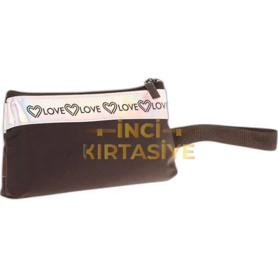 KAUKKO MIRROR BAGGY KALEM ÇANTASI (SİYAH)