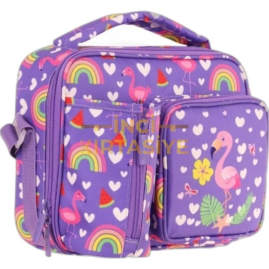 KAUKKO KIDS BESLENME ÇANTASI CHEERFUL FLAMINGO