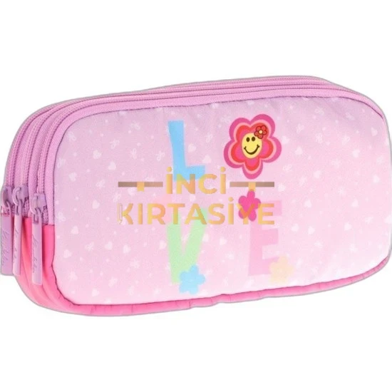 KAUKKO KIDS 3 BÖLMELİ KALEM ÇANTASI (MAGIC PEACE)