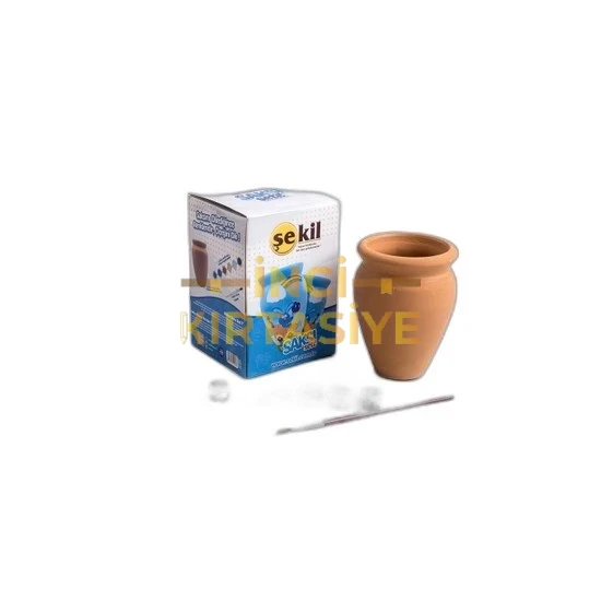 ŞEKİL SAKSI BOYAMA SETİ