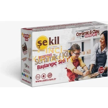 ŞEKİL SERAMİK KİL BAŞLAMA SETİ