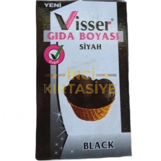 VİSSER GIDA BOYASI SİYAH