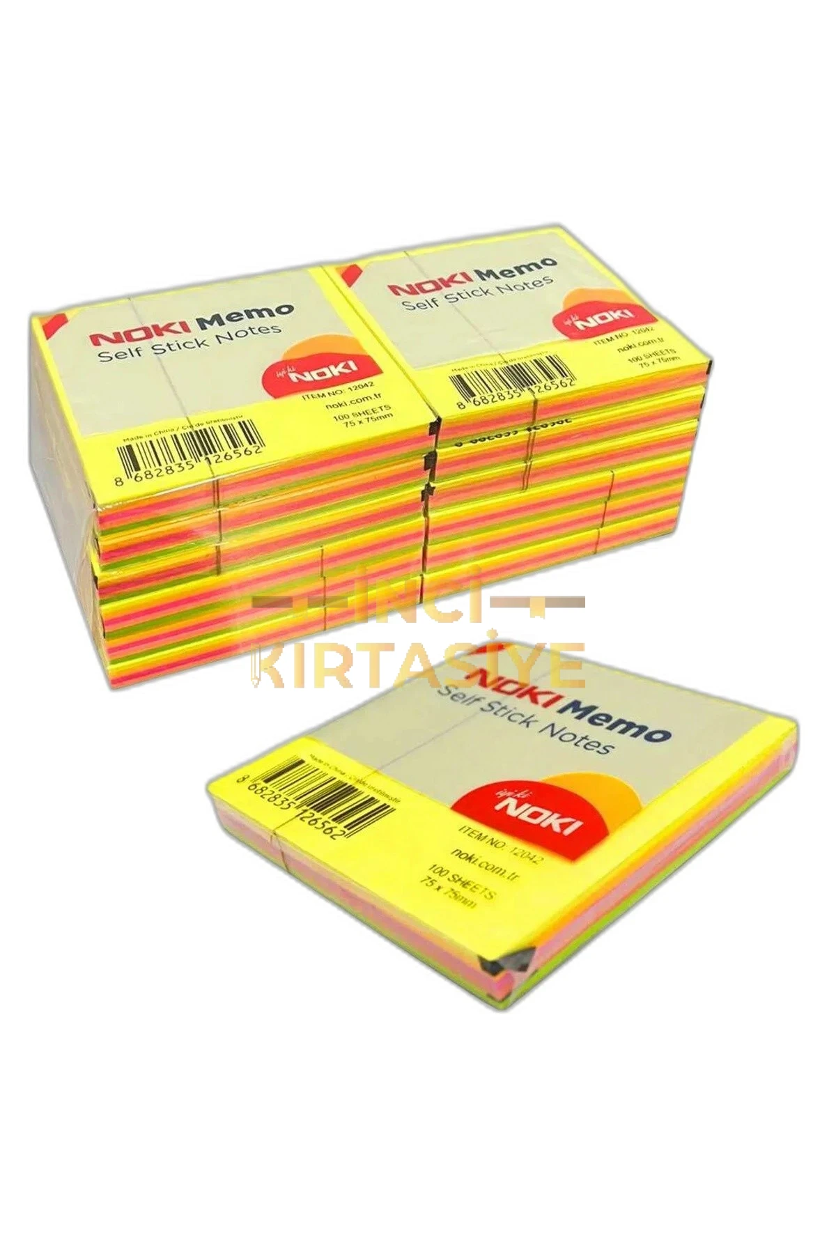 NOKI MEMO 75*75 KUP NEON 100 YAPRAK NO:12042