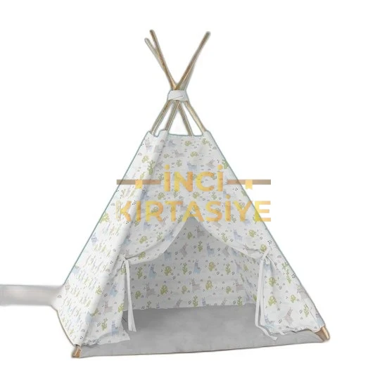 ASYA AHŞAP ZIGZAG OYUN ÇADIRI