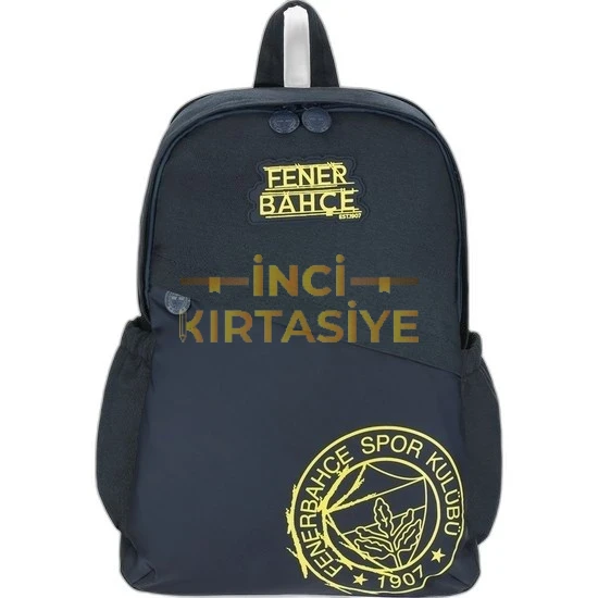 FENERBAHÇE SARI LOGO  LACİVERT SIRT ÇANTASI