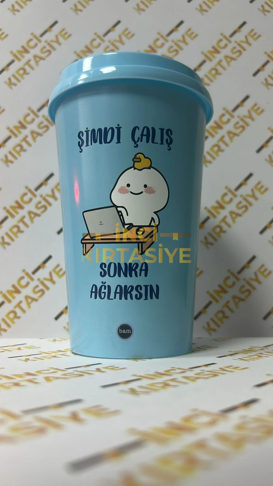 BAM BASKILI PLASTİK BARDAK