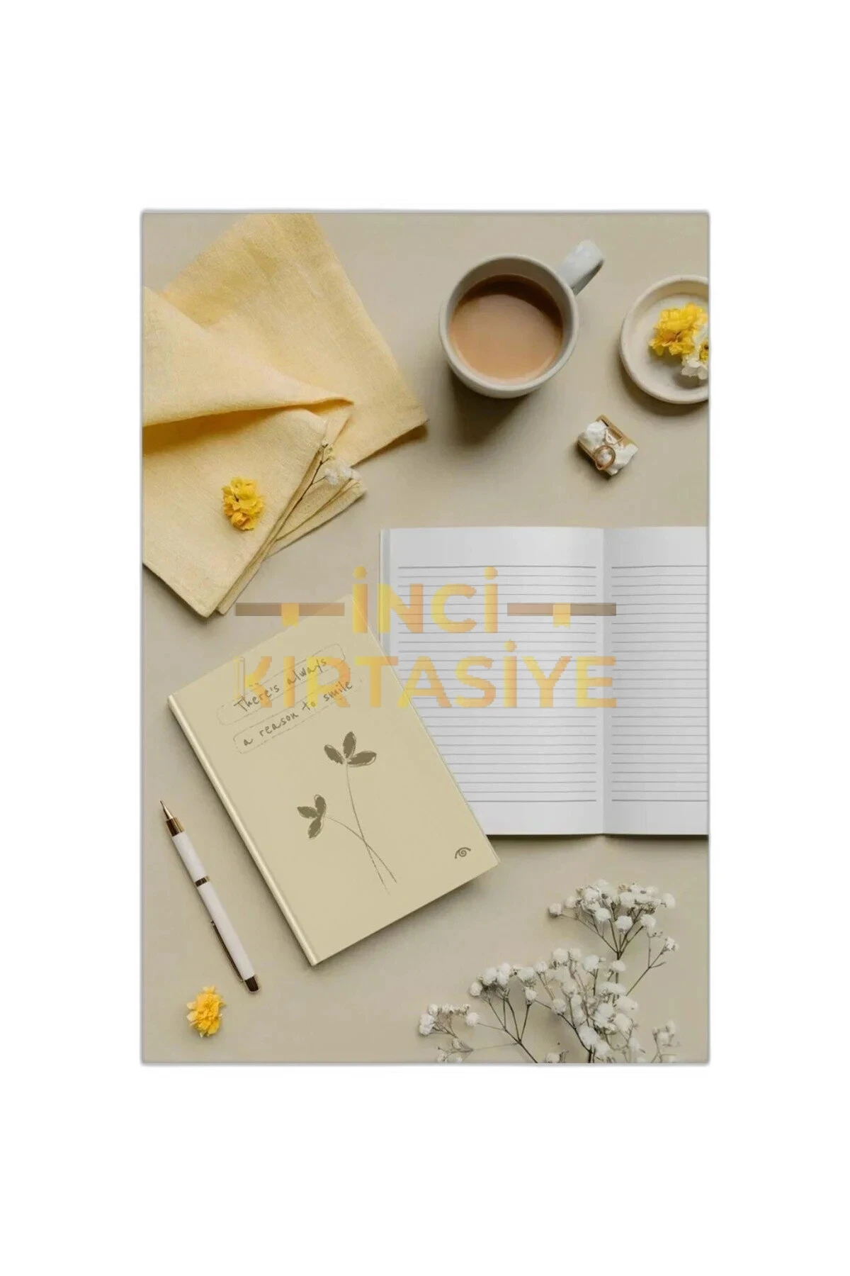 PRESTİJ PASTEL SARI SERT KAPAK