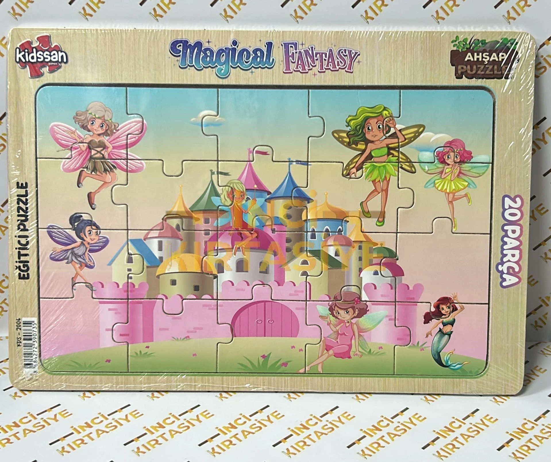 PERİLER 20 PARÇA AHŞAP YAPBOZ