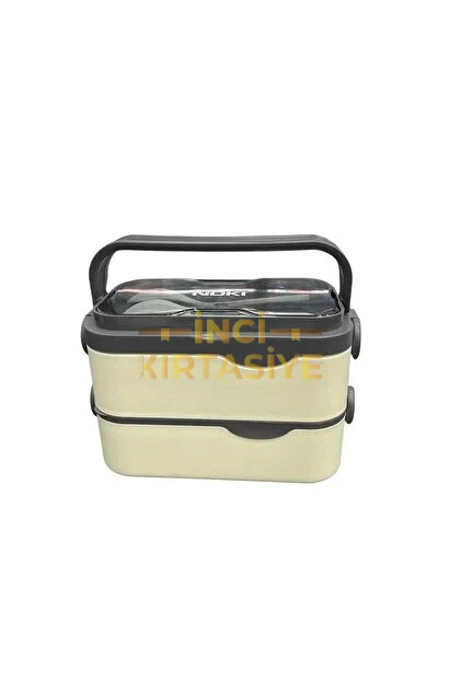 NOKİ PASLANMAZ ÇELİK YEMEK KABI 1350 ML ÇİFT KATLI DİKDÖRTGEN