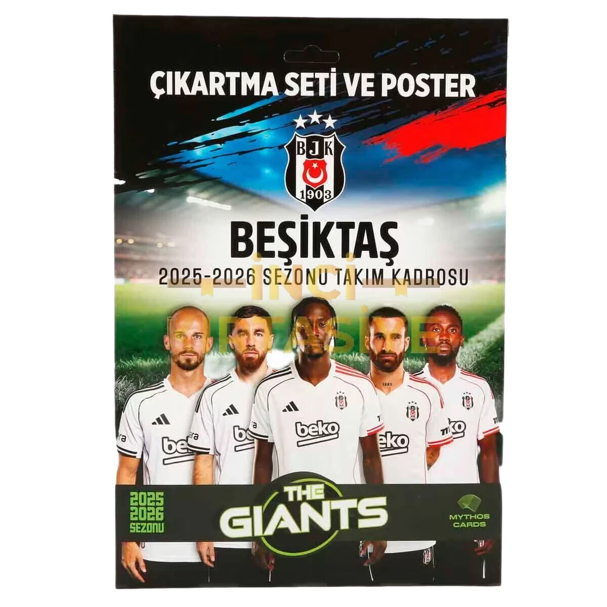 BEŞİKTAŞ THE GİANTS ÇIKARTMA SETİ VE POSTER 2025-2026