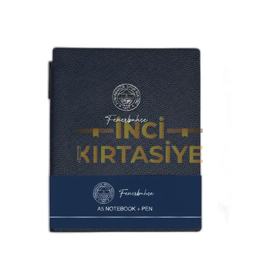 FENERBAHÇE A5 100 YAPRAK SUNİ DERİ BLOKNOT & TÜKENMEZ KALEM HEDİYELİ