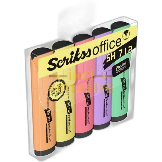 SCRİKS SH-712 5Lİ PASTEL İŞARETLEME KALEMİ