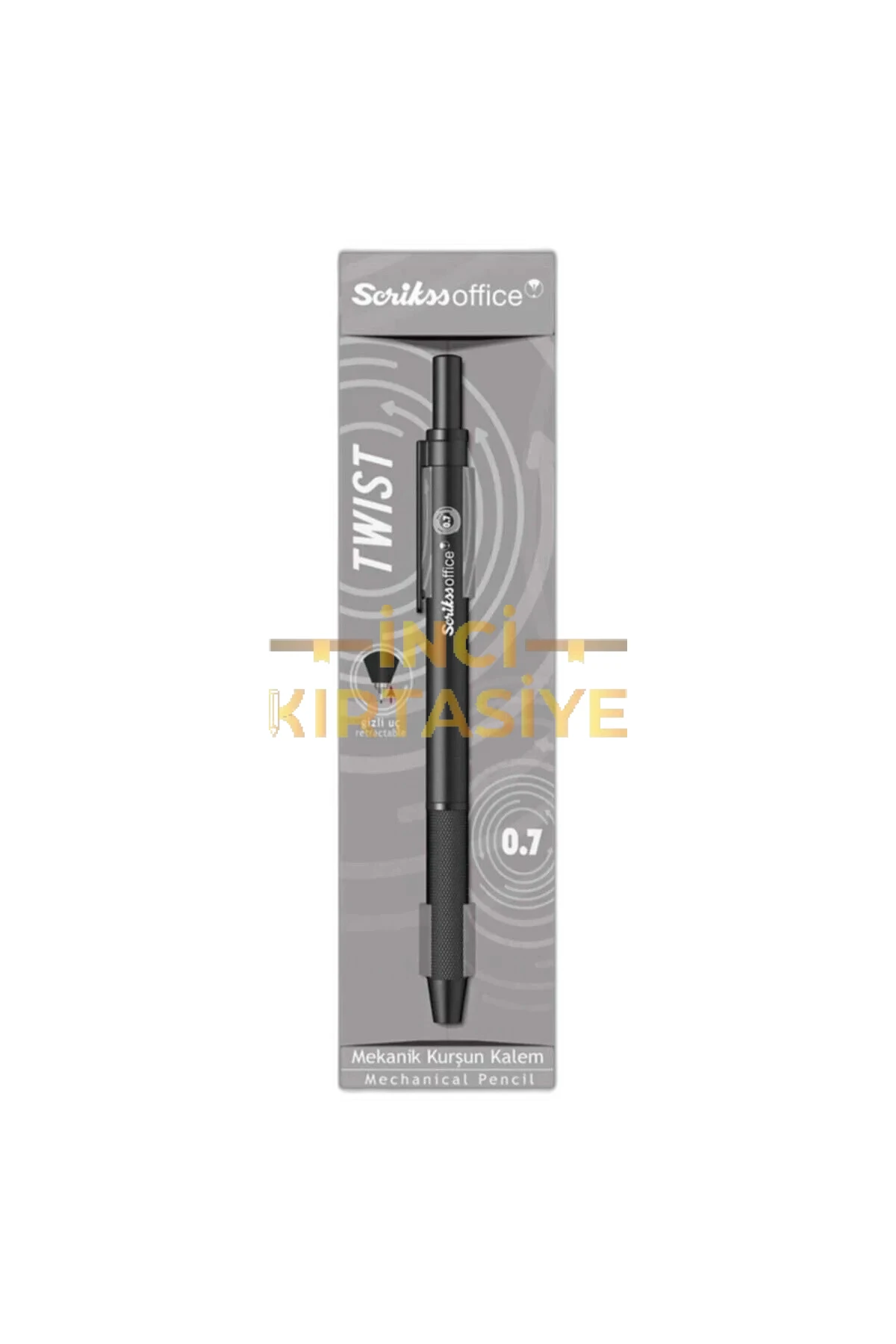 TWIST VERSATİL 0.7 MM GRİ, ŞEFFAF AMB.