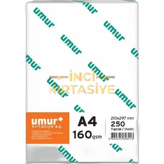 UMUR 160GR A4 GRAMAJLI KAĞIT