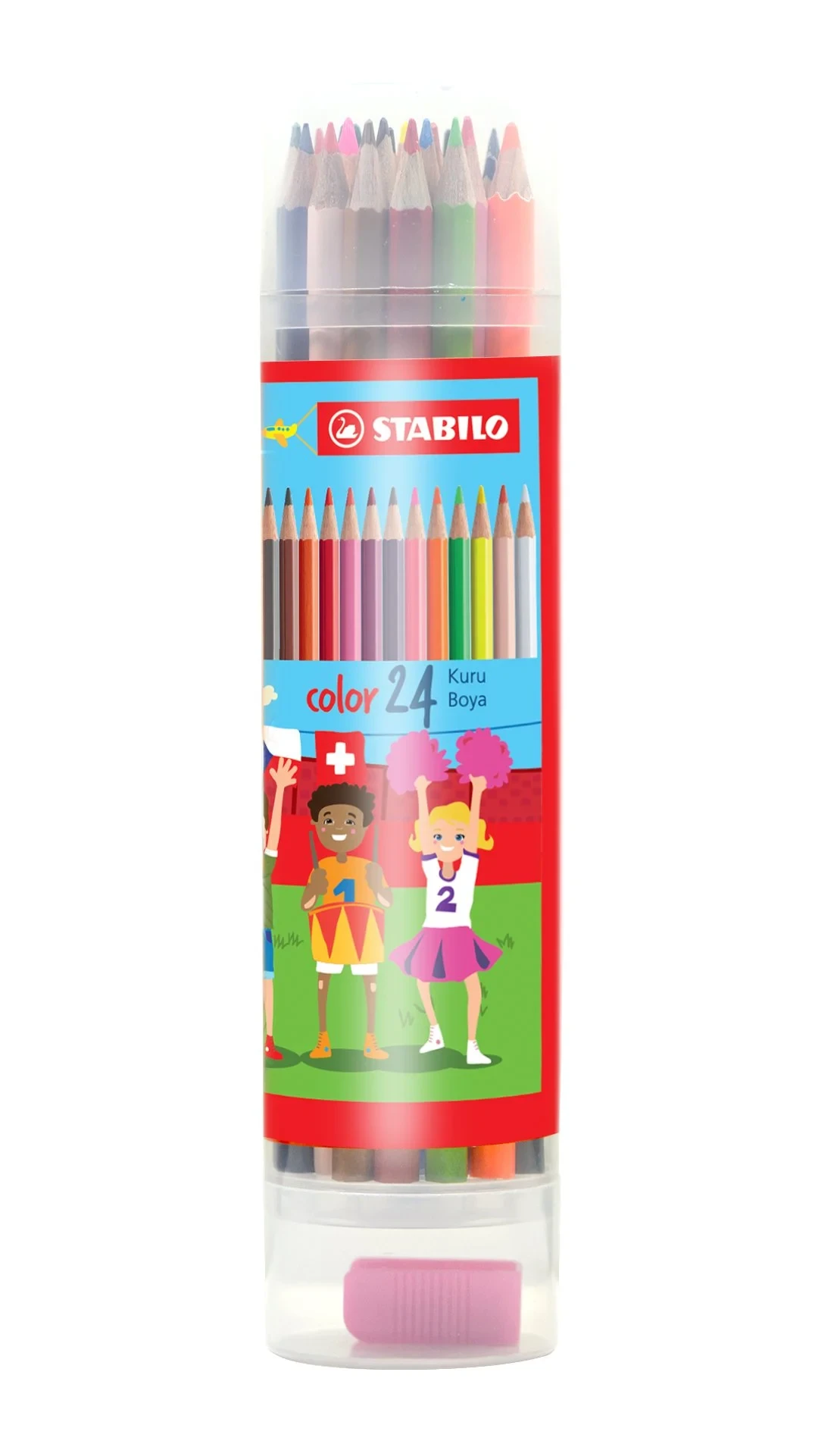 STABİLO 24 TÜP KURU BOYA