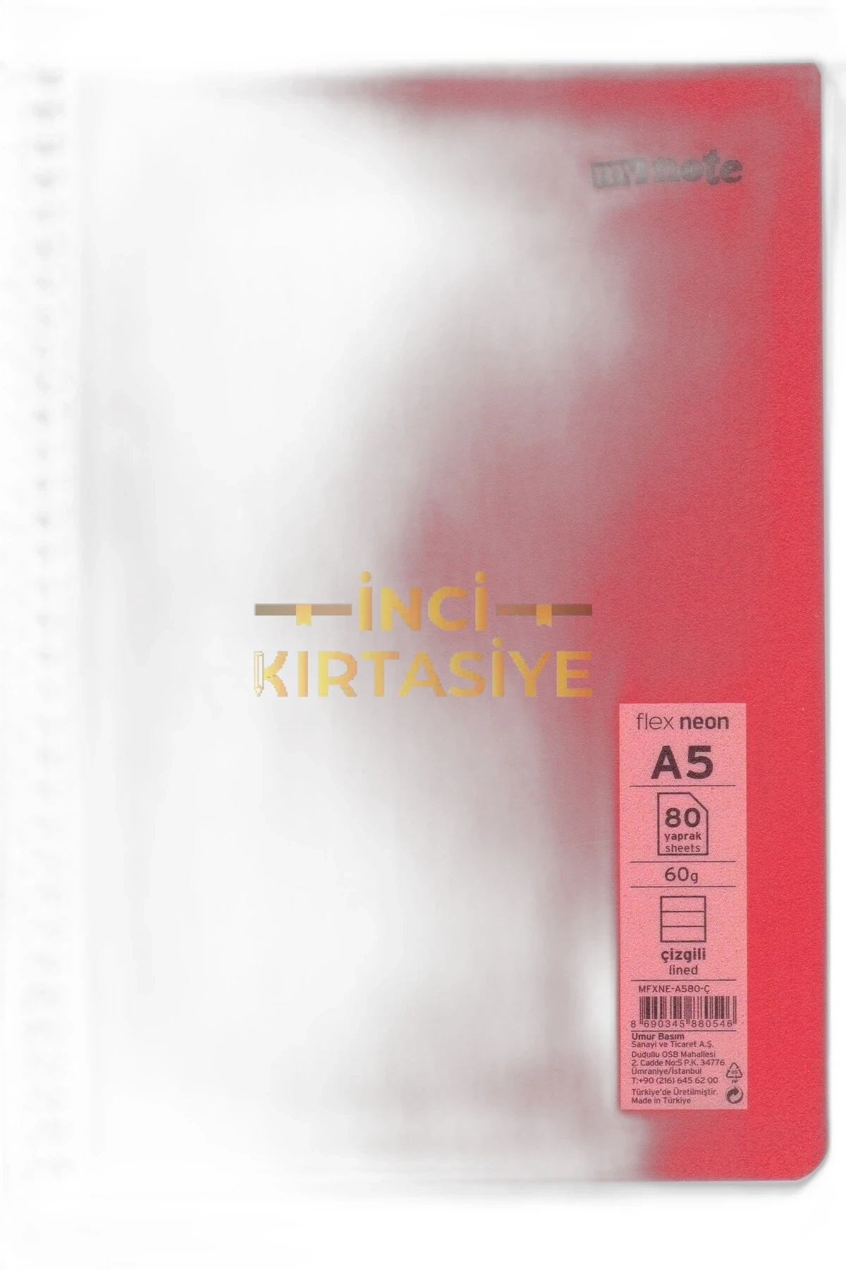 MYNOTE FLEX NEO DEFTER A5 80 YP ÇIZGILI