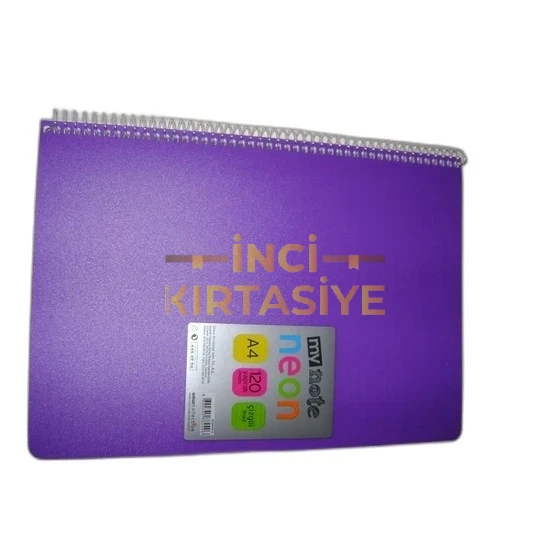 MYNOTE NEON DEFTER A4 120 YP ÇİZGİLİ