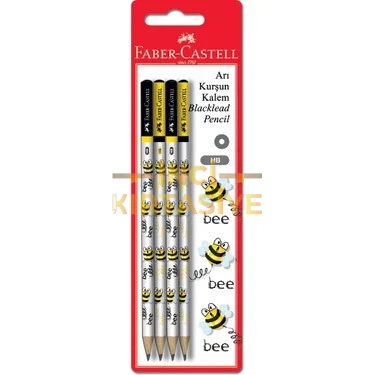 FABER-CASTELL ARI KURŞUN KALEM 4'LÜ BLİSTER