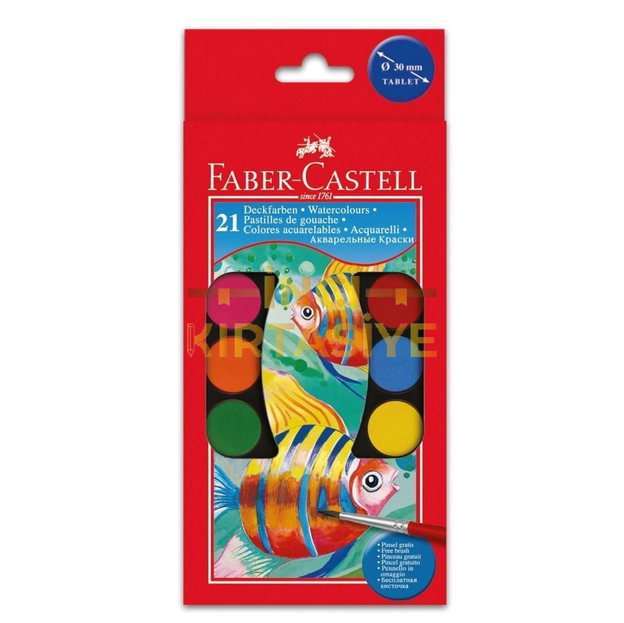 FABER CASTELL SULUBOYA REDLINE 21 RENK BÜYÜK BOY