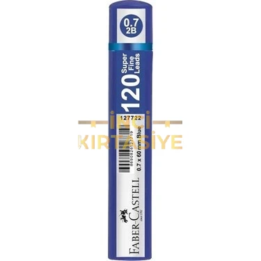 FABER-CASTELL GRİP MİN 0.7 2B 60MM 120Lİ MAVİ TÜP