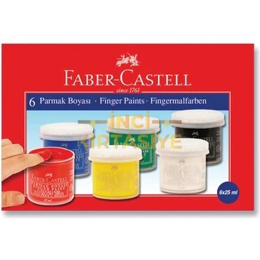 FABER-CASTELL 6 RENK PARMAK BOYASI