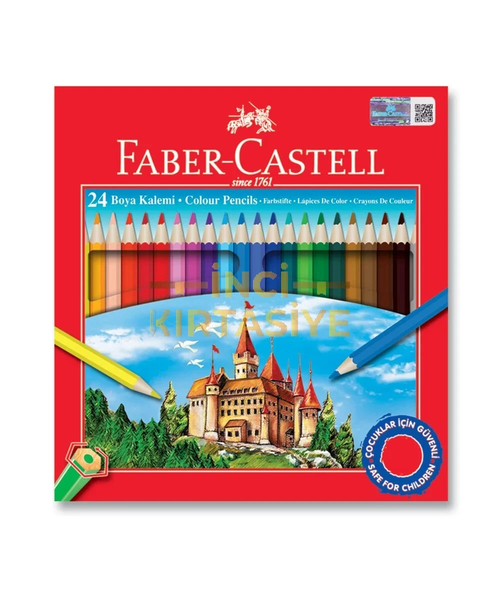 FABER-CASTELL 24 RENK KARTON KURUBOYA